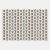 Flachbeschichtetes Retriever-Gemälde - Originale H Geschenkpapier Set (Vorderseite)