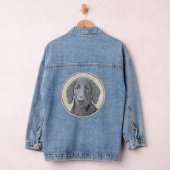Flachbeschichtetes Retriever-Gemälde - Originale H Jeansjacke (Hangar)