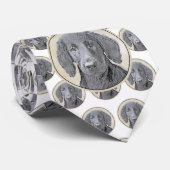 Flachbeschichtetes Retriever-Gemälde - Originale H Krawatte (Gerollt)