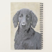 Flachbeschichtetes Retriever-Gemälde - Originale H Planer (Rückseite)