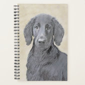 Flachbeschichtetes Retriever-Gemälde - Originale H Planer (Vorderseite)