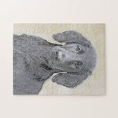 Flachbeschichtetes Retriever-Gemälde - Originale H Puzzle (Horizontal)