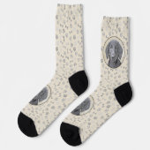 Flachbeschichtetes Retriever-Gemälde - Originale H Socken (Linkes Detail)