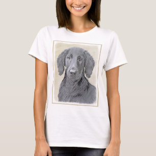 Flachbeschichtetes Retriever-Gemälde - Originale H T-Shirt