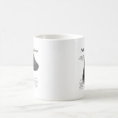 Flachbeschichtetes Retriever-History-Design Kaffeetasse (Mittel)