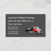 Flachbett-Schlepper-Visitenkarten Visitenkarte (Vorderseite)