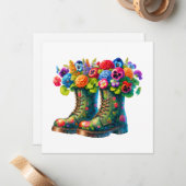 Flachbild-Flachbildschirm und Art-In-Frame Mitteilungskarte (Vorderseite/Rückseite Beispiel)