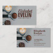 Flachbild-Fotografie von Kaffeetasse g65 Visitenkarte (Vorne/Hinten)