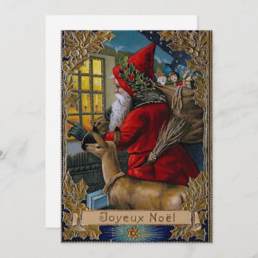 Flachbild-Holiday-Card Weihnachten (Vorne/Hinten)