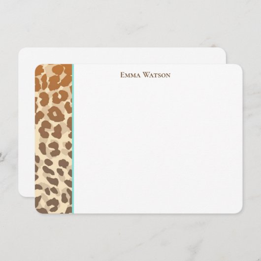 Flachbild-Kartenleseblatt Mitteilungskarte (Vorne/Hinten)