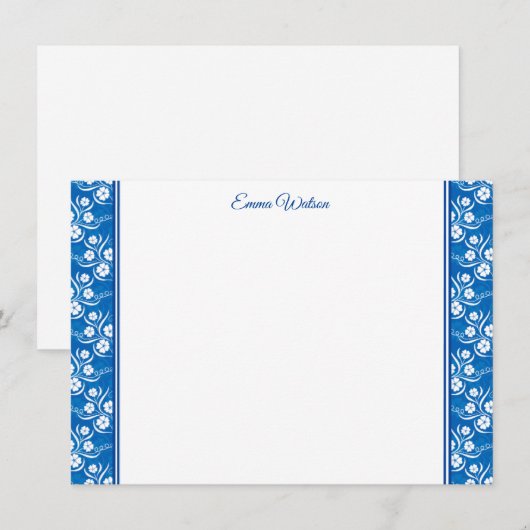 Flachbild-Note-Karte Mitteilungskarte (Vorne/Hinten)