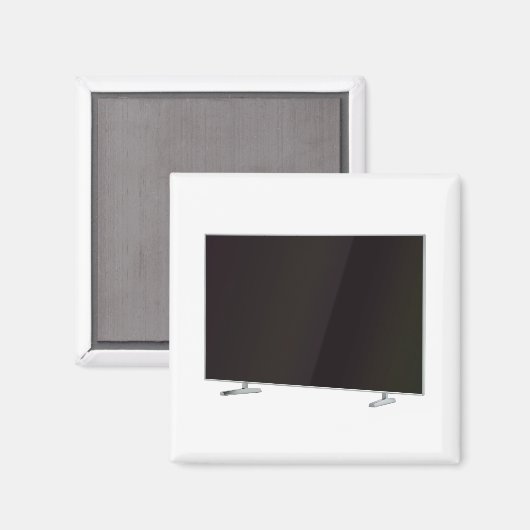 Flachbildfernseher Magnet (Vorderseite/Rückseite)