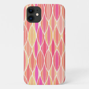 Flachbildschirm aus dem Mittelalter - rosa, korall iPhone 11 Hülle