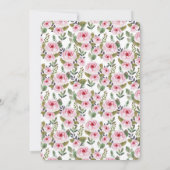 Flachbildschirm Danke, Babydusche Dankeskarte (Rückseite)