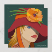 Flachbildschirm Feiertagskarte (Vorne/Hinten)