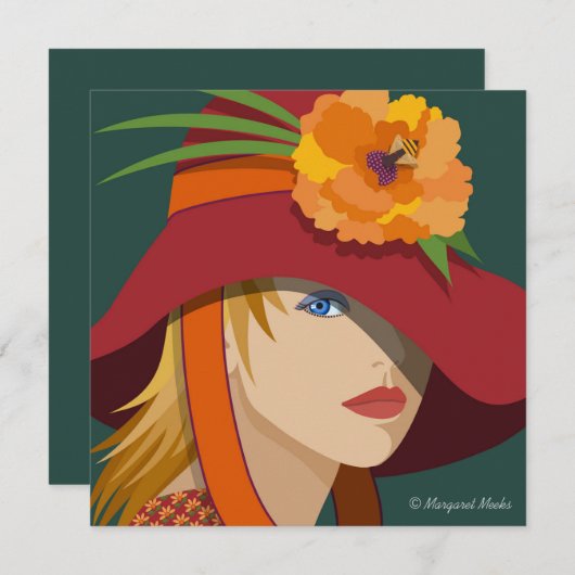 Flachbildschirm Feiertagskarte (Vorne/Hinten)