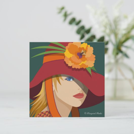 Flachbildschirm Feiertagskarte (Stehend Vorderseite)