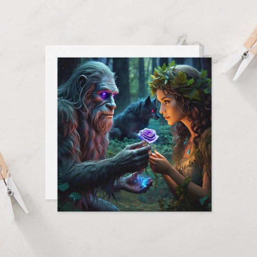 Flachbildschirm Karte (Vorderseite/Rückseite Beispiel)