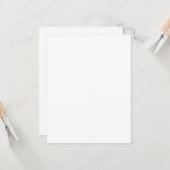 Flachbildschirm Karte (Vorderseite/Rückseite Beispiel)