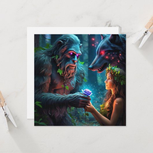 Flachbildschirm Karte (Vorderseite/Rückseite Beispiel)