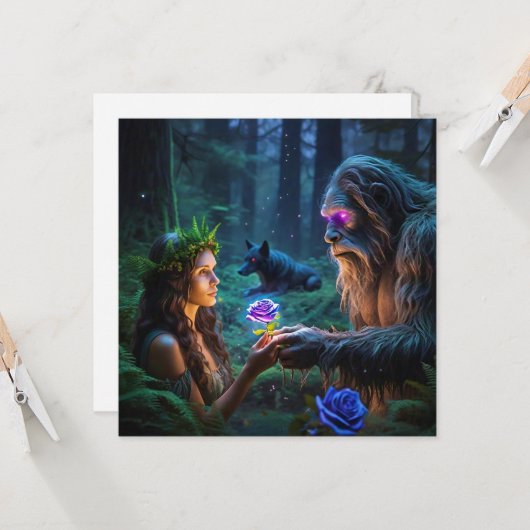 Flachbildschirm Karte (Vorderseite/Rückseite Beispiel)