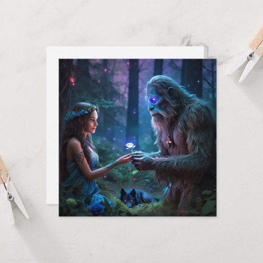 Flachbildschirm Karte (Vorderseite/Rückseite Beispiel)