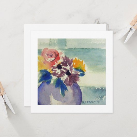 Flachbildschirm Karte (Vorderseite/Rückseite Beispiel)