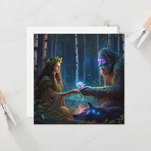 Flachbildschirm Karte (Vorderseite/Rückseite Beispiel)