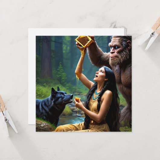 Flachbildschirm Karte (Vorderseite/Rückseite Beispiel)