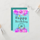 Flachbildschirm Karte (Vorderseite/Rückseite Beispiel)