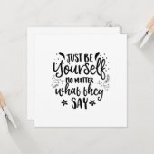 Flachbildschirm Karte (Vorderseite/Rückseite Beispiel)