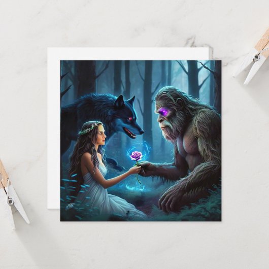 Flachbildschirm Karte (Vorderseite/Rückseite Beispiel)