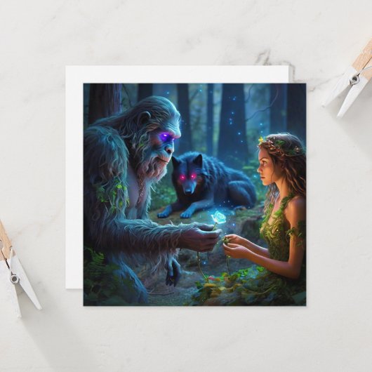 Flachbildschirm Karte (Vorderseite/Rückseite Beispiel)