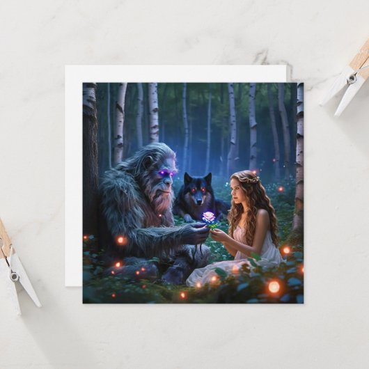 Flachbildschirm Karte (Vorderseite/Rückseite Beispiel)