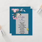 Flachbildschirm Karte (Vorderseite/Rückseite Beispiel)