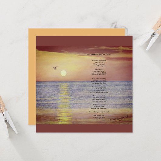 Flachbildschirm Karte (Vorderseite/Rückseite Beispiel)