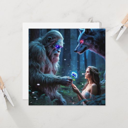 Flachbildschirm Karte (Vorderseite/Rückseite Beispiel)