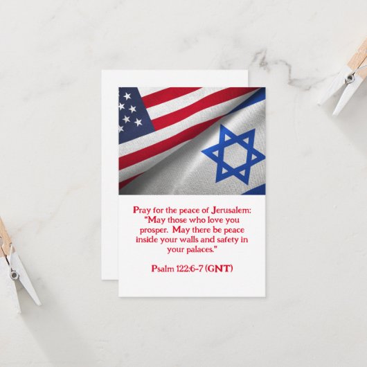 Flachbildschirm Karte (Vorderseite/Rückseite Beispiel)