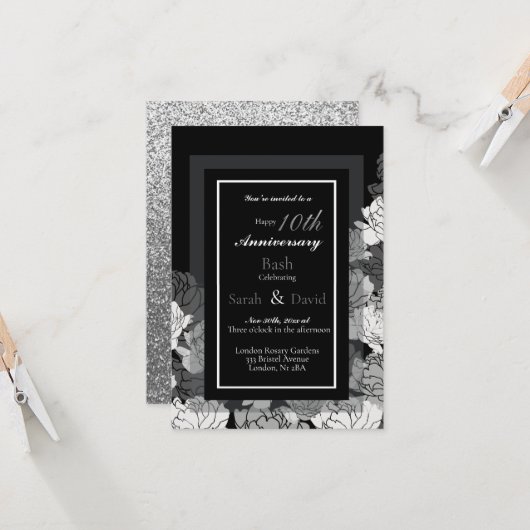 Flachbildschirm Karte (Vorderseite/Rückseite Beispiel)