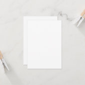 Flachbildschirm Karte (Vorderseite/Rückseite Beispiel)