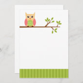 Flachbildschirm - niedliches Schreibpapier Mitteilungskarte (Vorne/Hinten)