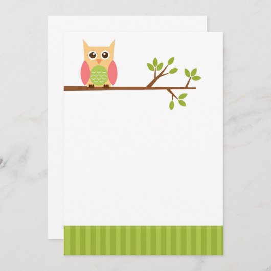 Flachbildschirm - niedliches Schreibpapier Mitteilungskarte (Vorne/Hinten)