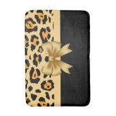 Flachbildschirm und Leopard Badematte (Vorderseite Vertikal)