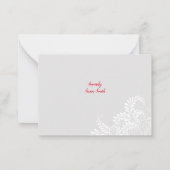 Flachbildschirm Valentine Mitteilungskarte (Rückseite)