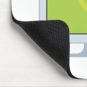 Flachbildschirm-Vektordesign Mousepad (Ecke)