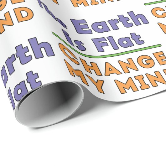 Flachbildwackelpapier Geschenkpapier (Rolleneckpunkt)