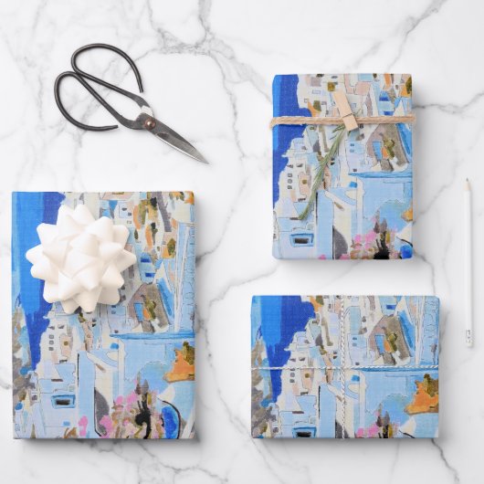 Flachblatt für Schleifpapier Geschenkpapier Set (Vorderseite)