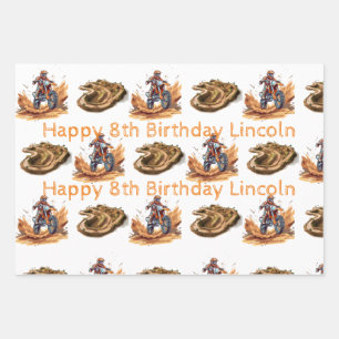 Flachblatt-Set 3 für das Rad-Wrapping Geschenkpapier Set