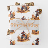 Flachblatt-Set 3 für das Rad-Wrapping Geschenkpapier Set (Beispiel)