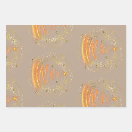 Flachblatt Set 3 Geschenkpapier Set (Vorderseite 2)